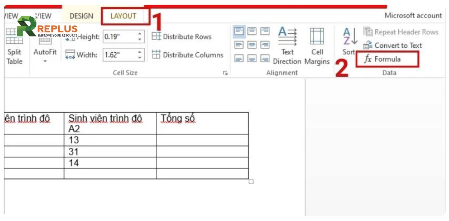 Không cần Excel, làm chủ cách tính tổng trong Word mau lẹ 2 cách tính tổng trong word