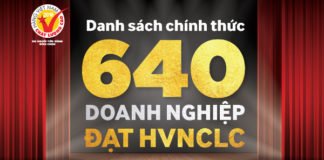 640 doanh nghiệp được bình chọn Hàng Việt Nam chất lượng cao 2018