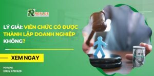 viên chức có được thành lập doanh nghiệp không