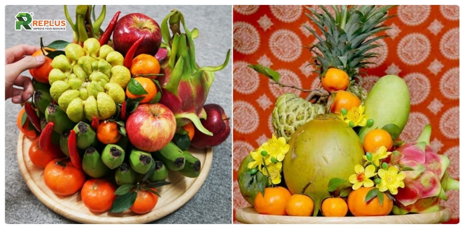 mâm ngũ quả ngày tết